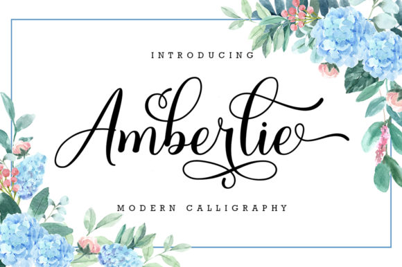 Amberlie: A Handwritten Font for Elegant Editorial Design