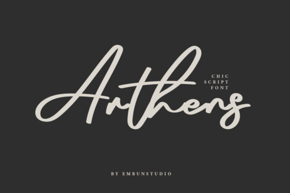Arthens: A Handwritten Font for Timeless Editorial Design