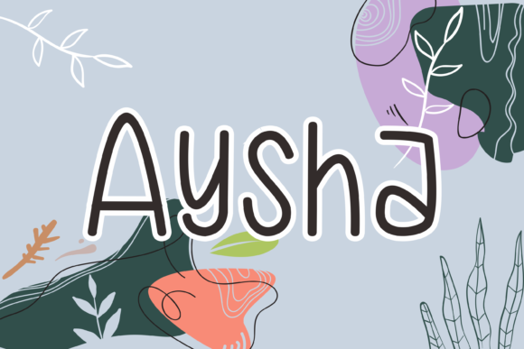 Aysha: A Sweet Handwritten Font for Creative Branding