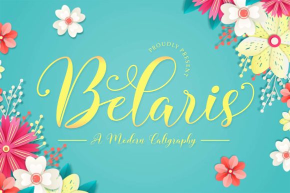 Belaris: A Handwritten Font for Thoughtful Editorial Design