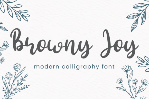 Browny Joy: A Handwritten Font for Timeless Editorial Design