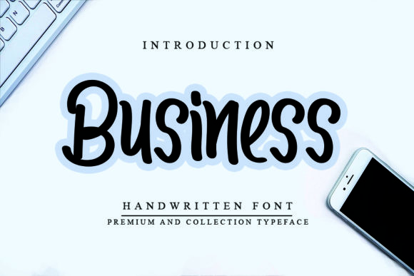 Business Font for Handmade Creations