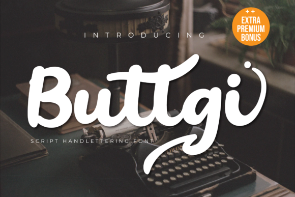 Buttgi: A Handwritten Font for Elegant Editorial Design