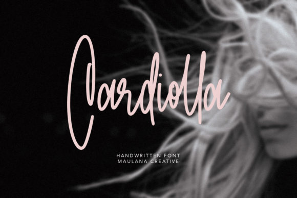 Cardiolla: A Script Font for Modern Branding and Design