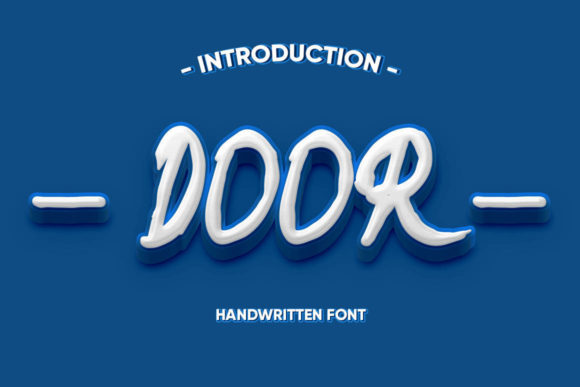 Door: A Timeless Handwritten Font for Modern Campaigns