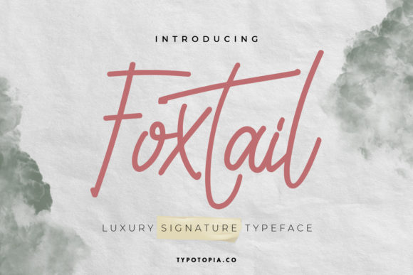 Foxtail: A Handwritten Font for Timeless Editorial Design