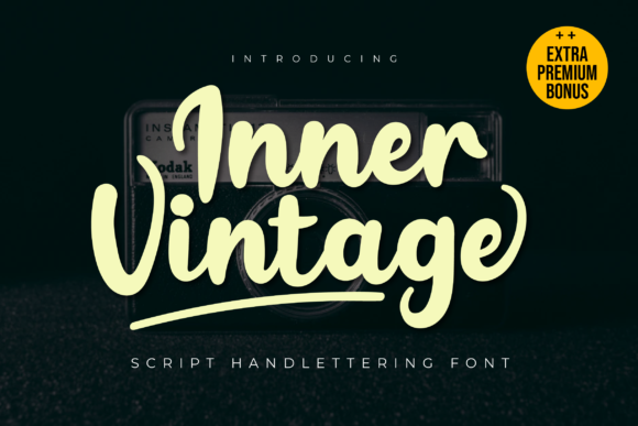 Inner Vintage: A Timeless Display Font for Modern Editorial Design