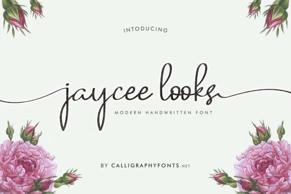 Jaycee Looks: A Font That Elevates Branding with Elegance
