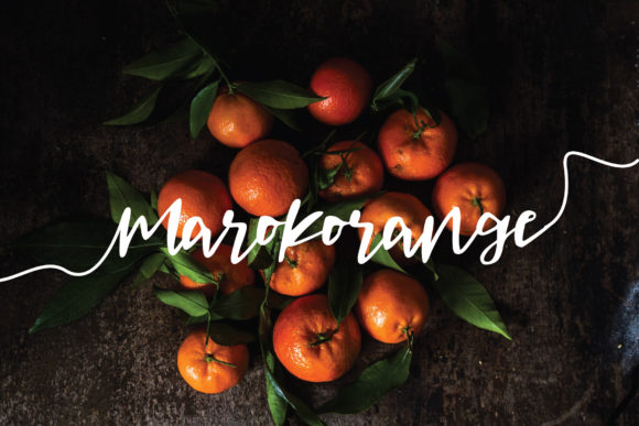 Marokorange: A Stylish Script Font for Branding