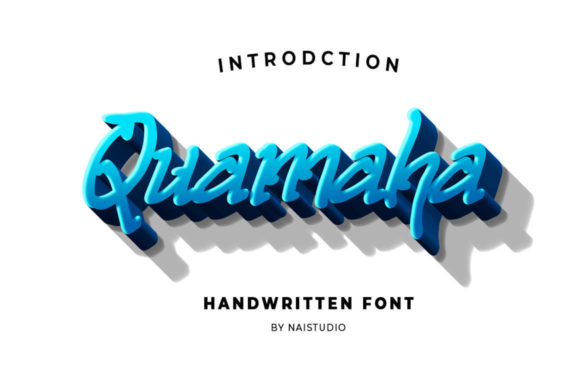 Quamaha: A Handwritten Font for Professional Branding