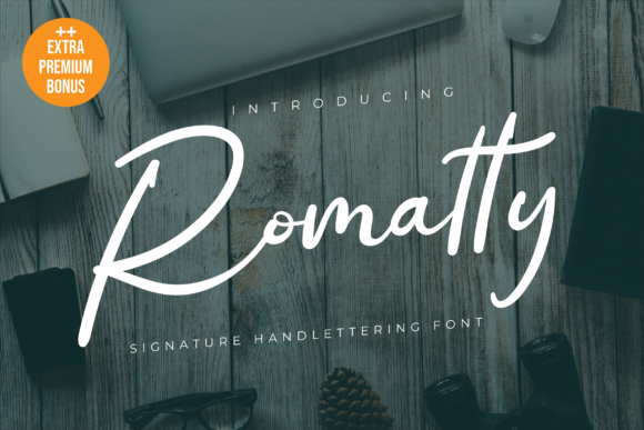 Romatty: A Timeless Handwritten Font for Craft Projects