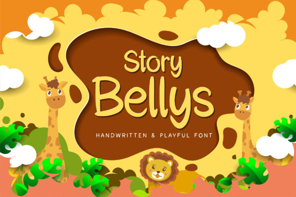 Story Bellys Font for Handmade and Commercial Crafts