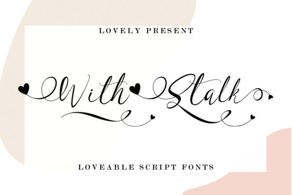 With Stalk Font for Polished Branding